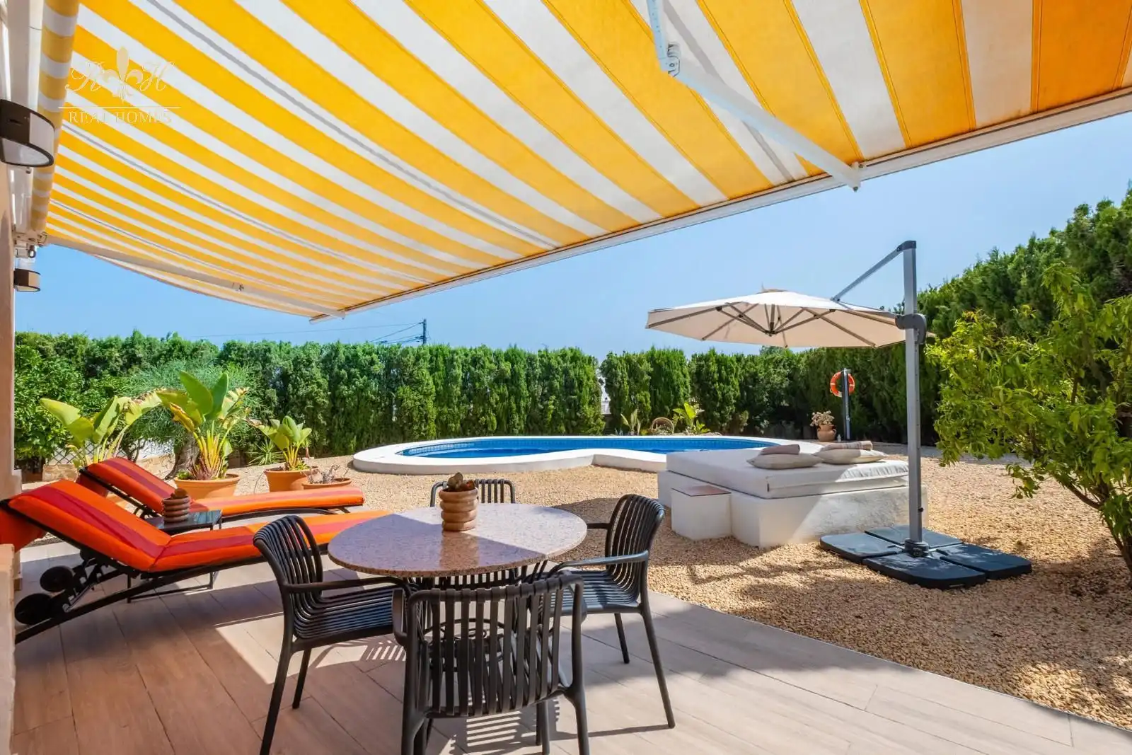 Terraza de Casa o chalet en venta en La Nucia con Aire acondicionado, Piscina y Amueblado