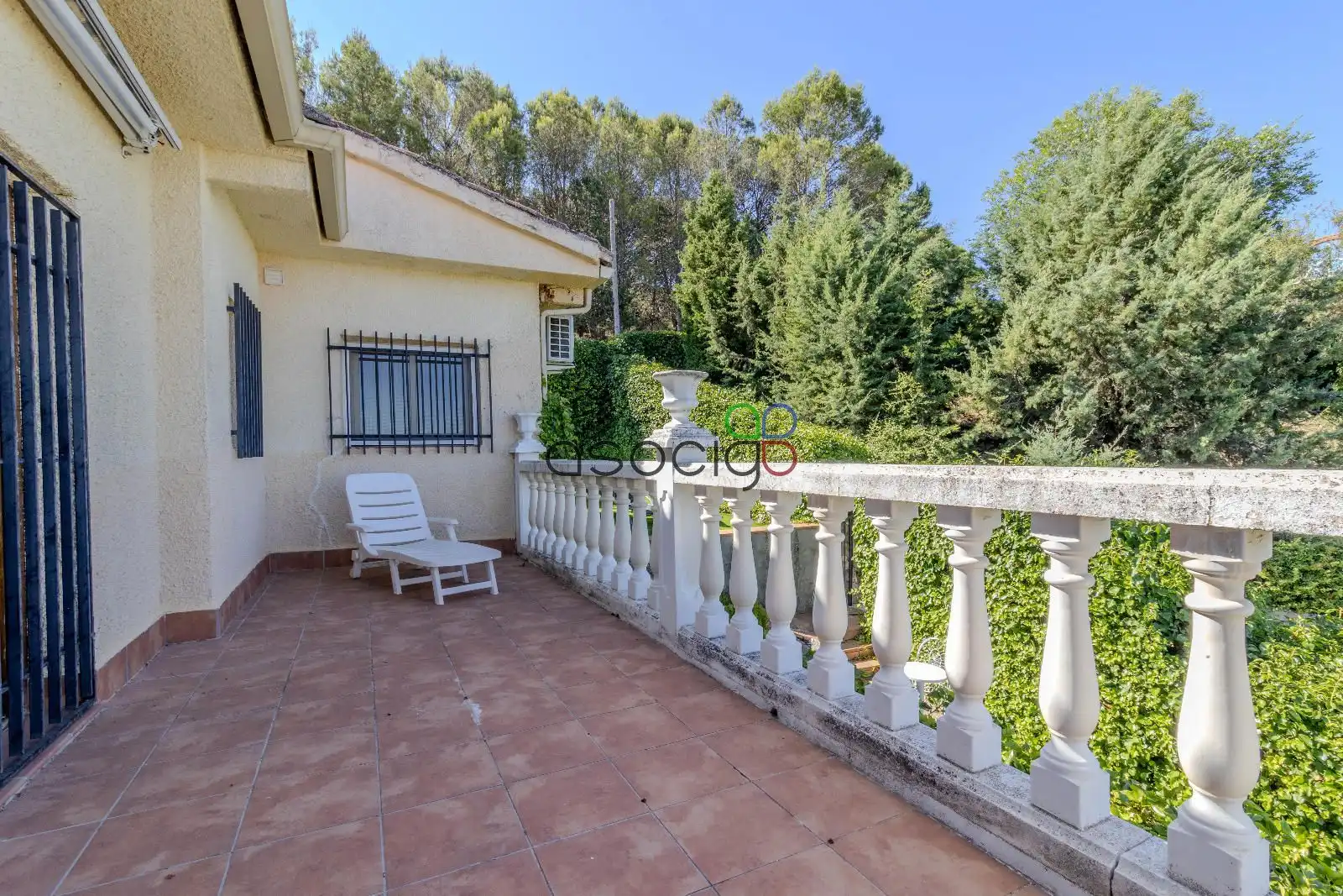 Terraza de Casa o chalet en venta en Guadalajara con Aire acondicionado, Calefacción y Jardín privado