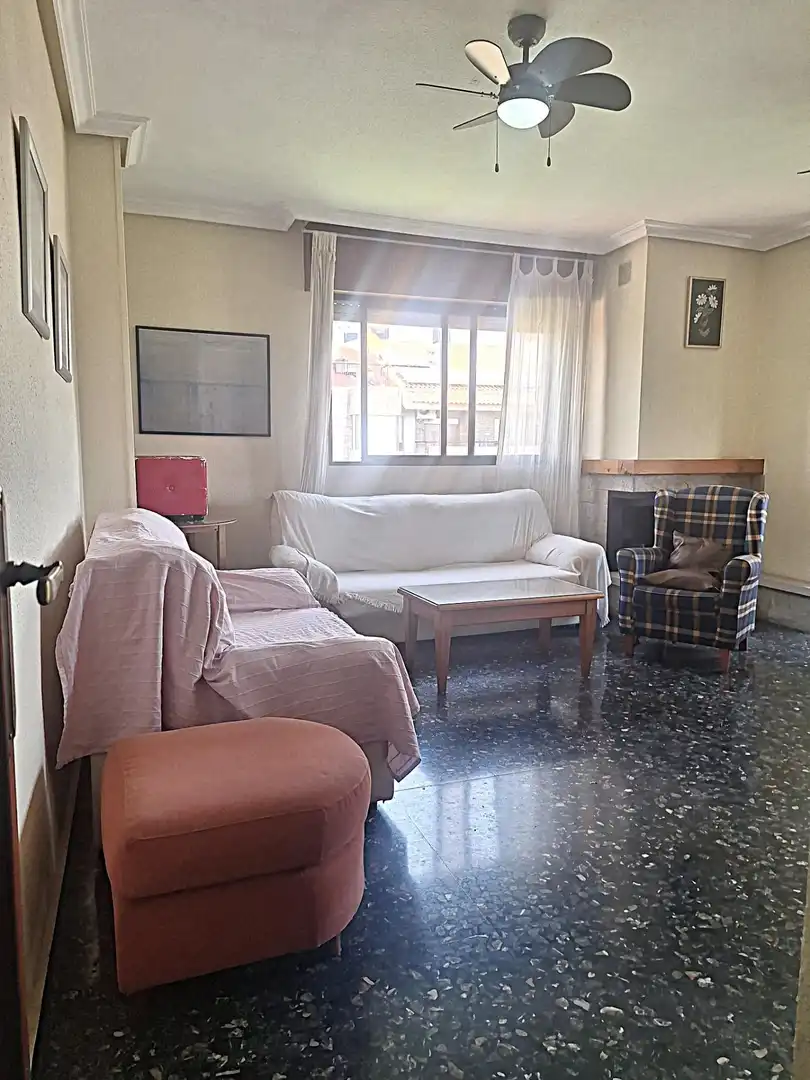 Living room of Flat for rent in Murcia  with Furnished and Balcony