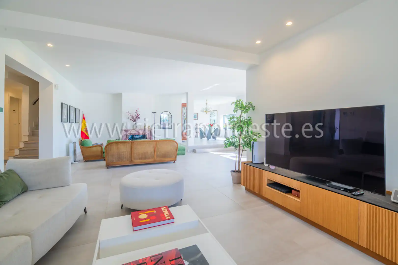 Sala de estar de Casa o chalet de alquiler en Las Rozas de Madrid con Aire acondicionado, Calefacción y Jardín privado