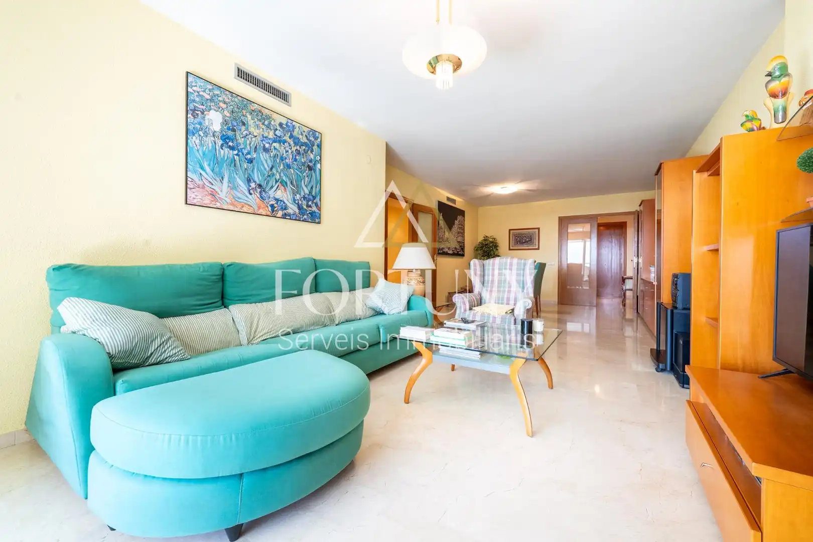 Sala de estar de Ático en venta en Reus con Calefacción, Jardín privado y Terraza