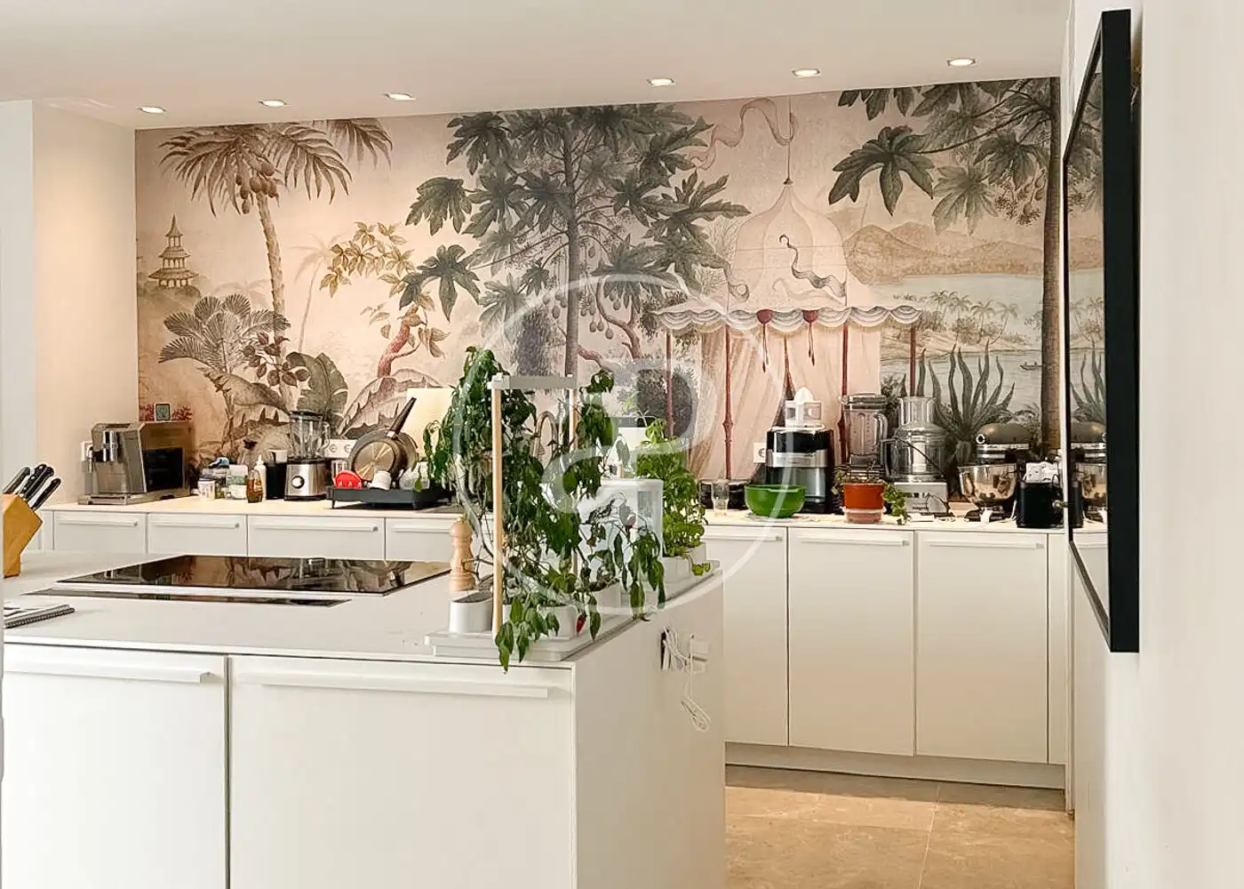 Kitchen of Attic for rent in Madrid  with Air Conditioner, Heating and Terrace