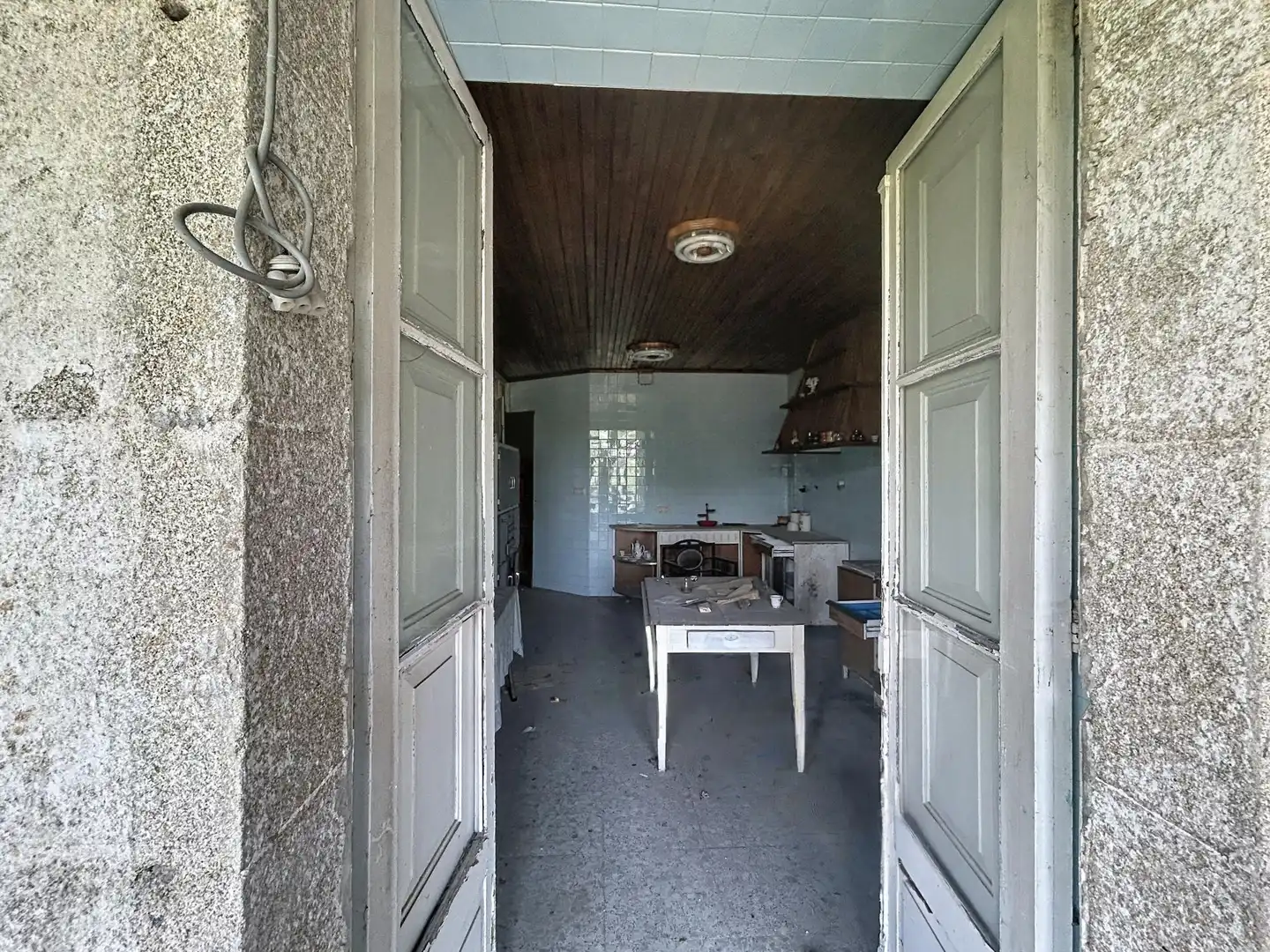 Cocina de Finca rústica en venta en Pontecesures con Terraza y Balcón