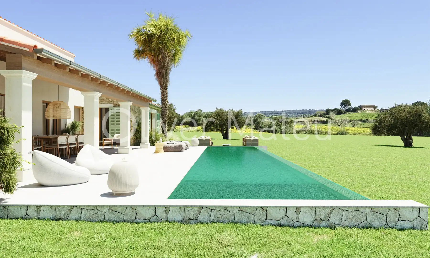 Vista exterior de Casa o chalet en venta en Petra con Aire acondicionado, Calefacción y Jardín privado