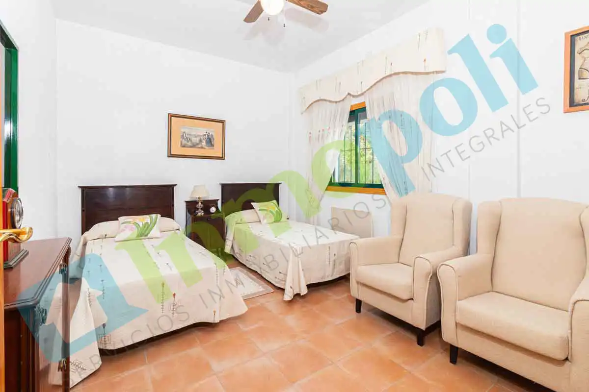 Schlafzimmer von Haus oder Chalet zum Verkauf in Badajoz mit Klimaanlage und Abstellraum
