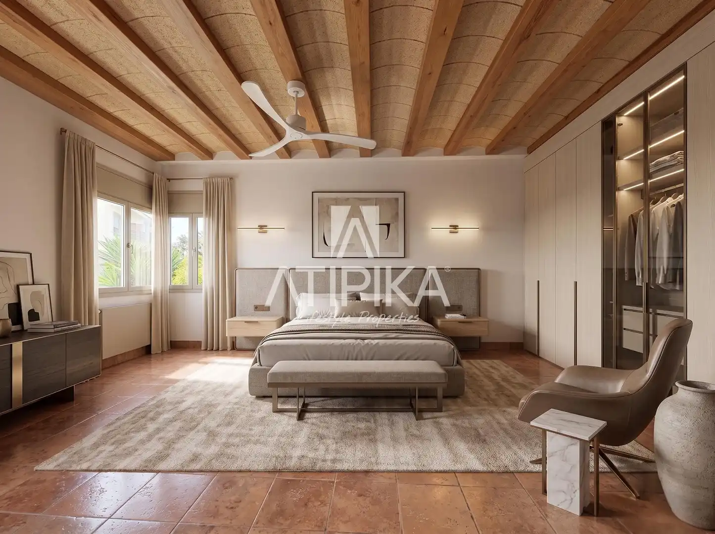 Bedroom of Houses for sale in Sant Pere de Ribes  with Swimming Pool, Oven and Washing machine