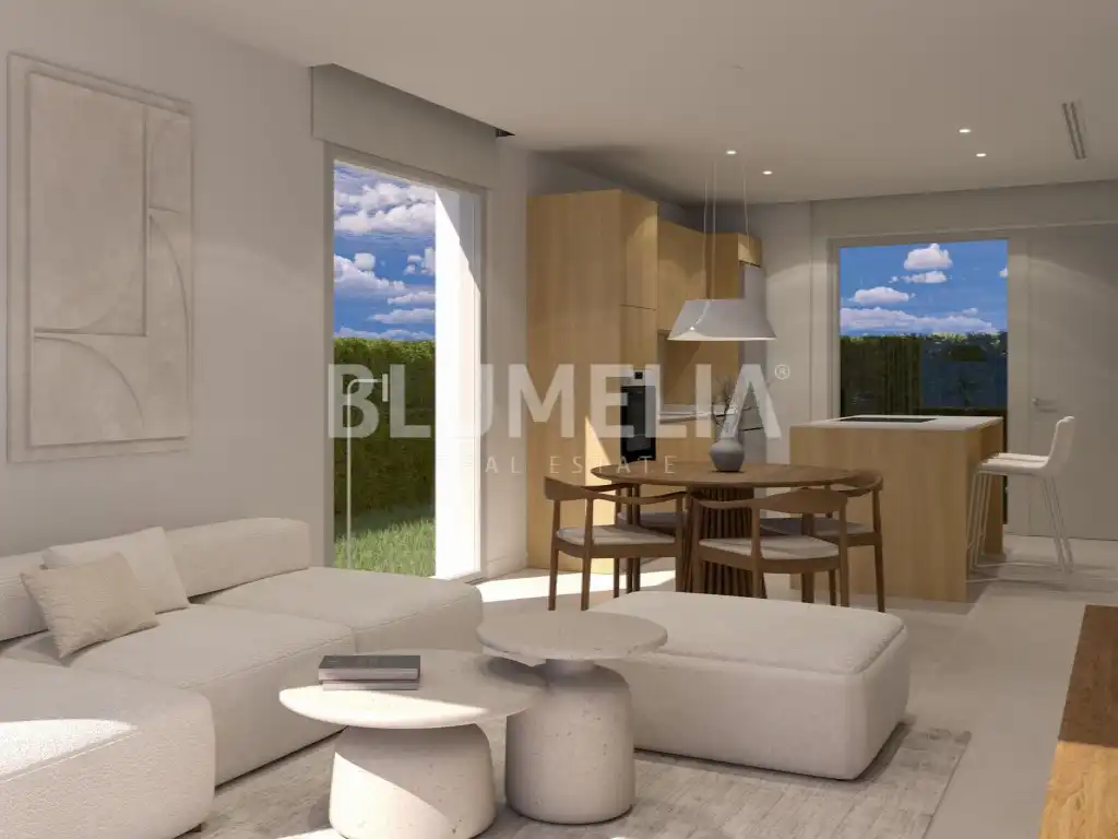 Sala d'estar de Apartament en venda en Oliva amb Aire condicionat, Calefacció i Jardí privat