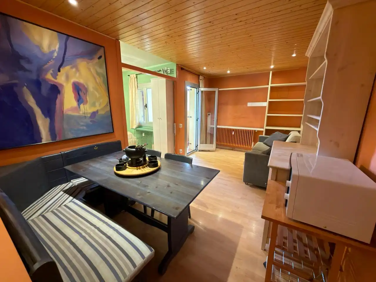 Sala de estar de Piso en venta en Alp con Calefacción, Terraza y Trastero
