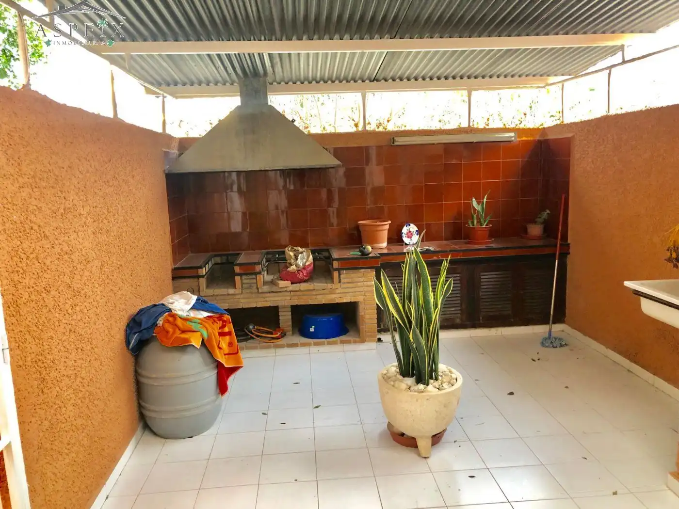 Cuina de Casa o xalet en venda en Elche / Elx amb Aire condicionat, Jardí privat i Terrassa