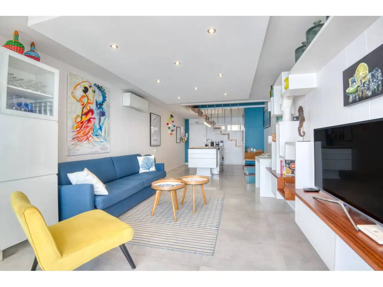 Wohnzimmer von Wohnungen zum Verkauf in Castell d'Aro, Platja d'Aro i s'Agaró mit Terrasse, Balkon und Alarm