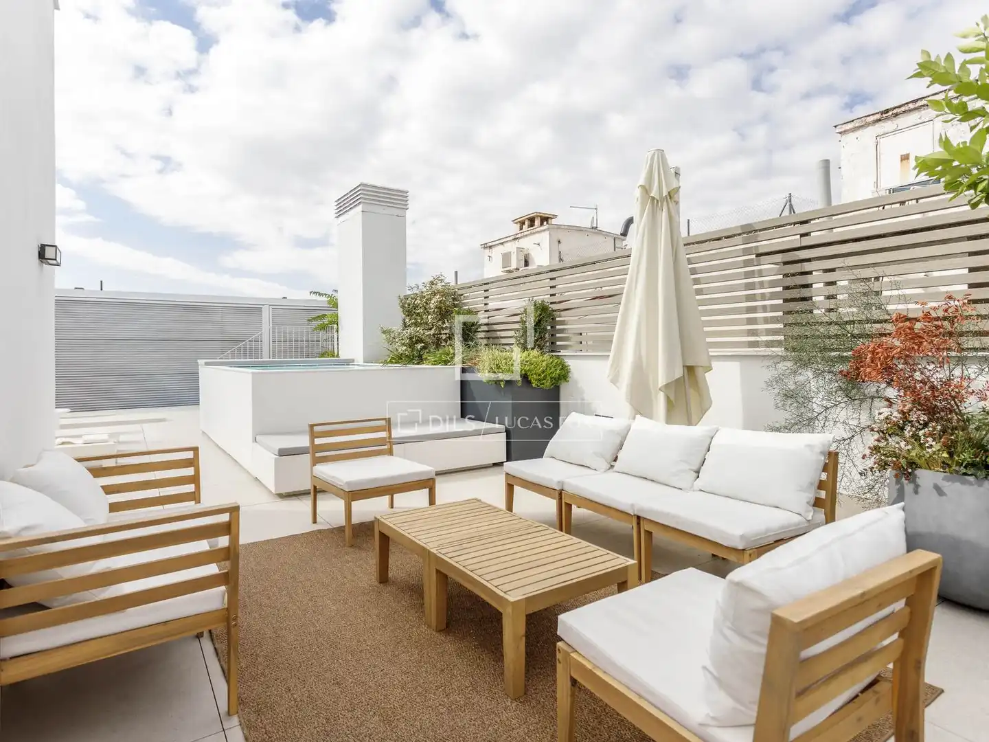 Terraza de Piso de alquiler en Madrid con Aire acondicionado, Terraza y Piscina
