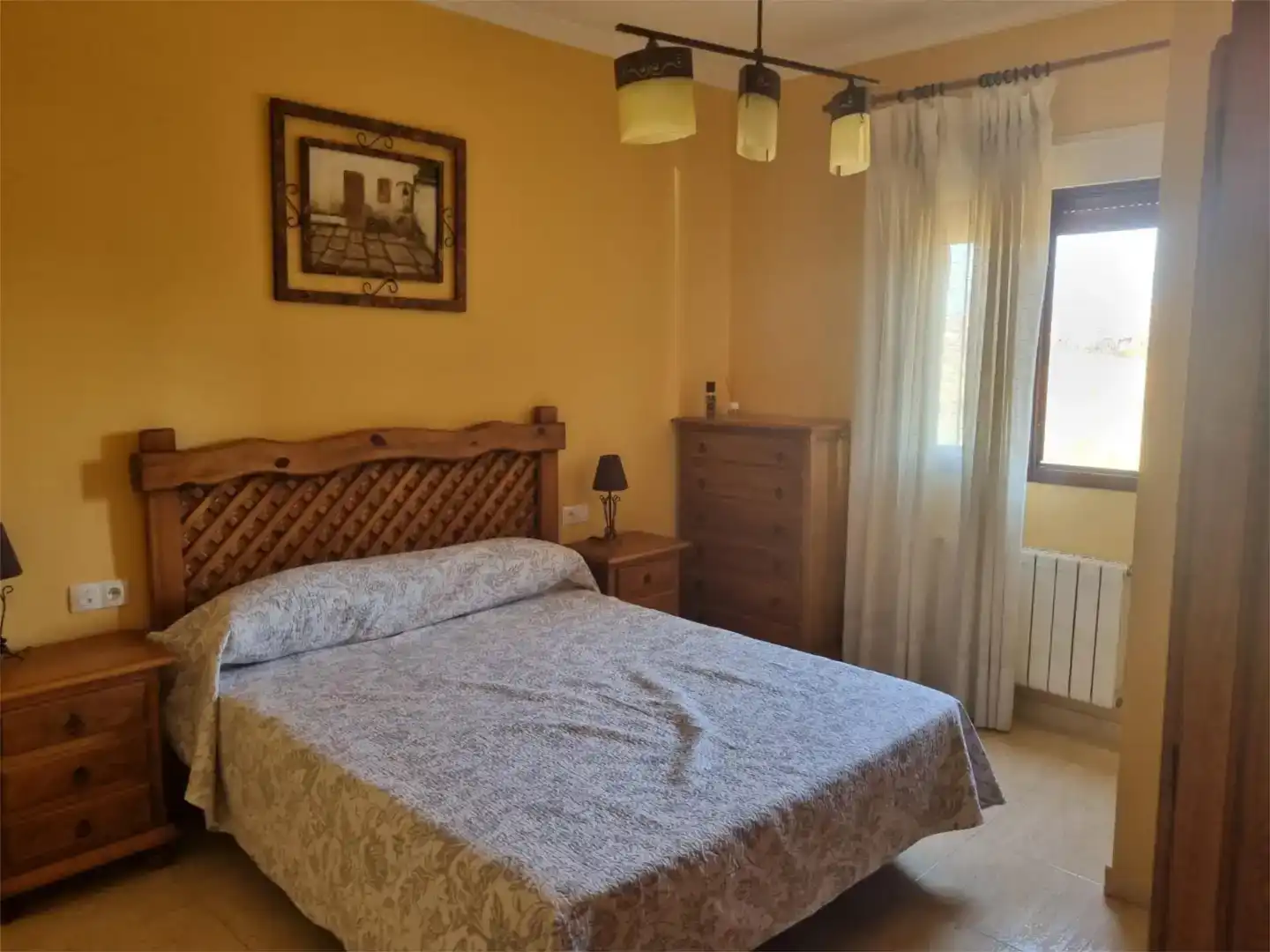 Schlafzimmer von Wohnung zur Miete in Mérida mit Klimaanlage, Abstellraum und Ofen