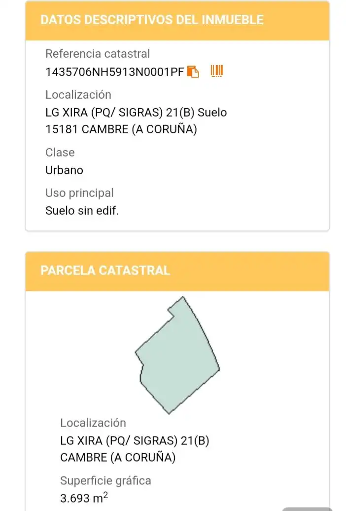 Residencial en venta en Cambre 