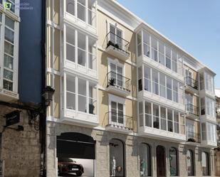 Exterior view of Flat for sale in Burgos Capital  with Heating, Private garden and Terrace