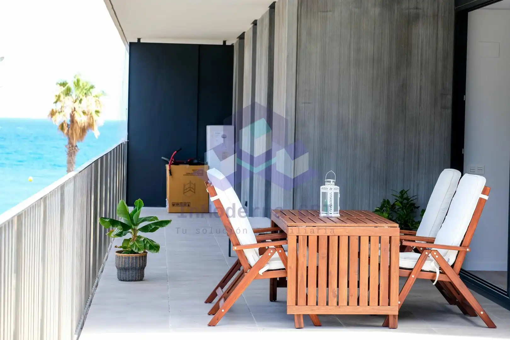 Terrassa de Pis de lloguer en Badalona amb Calefacció, Jardí privat i Terrassa