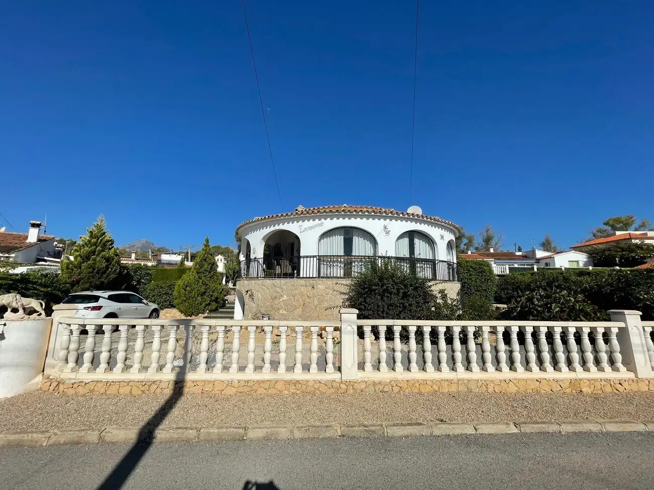 Vista exterior de Casa o chalet en venta en L'Alfàs del Pi con Calefacción, Jardín privado y Terraza