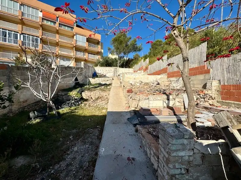 Außenansicht von Erdgeschoss zum Verkauf in Cullera mit Klimaanlage, Heizung und Privatgarten
