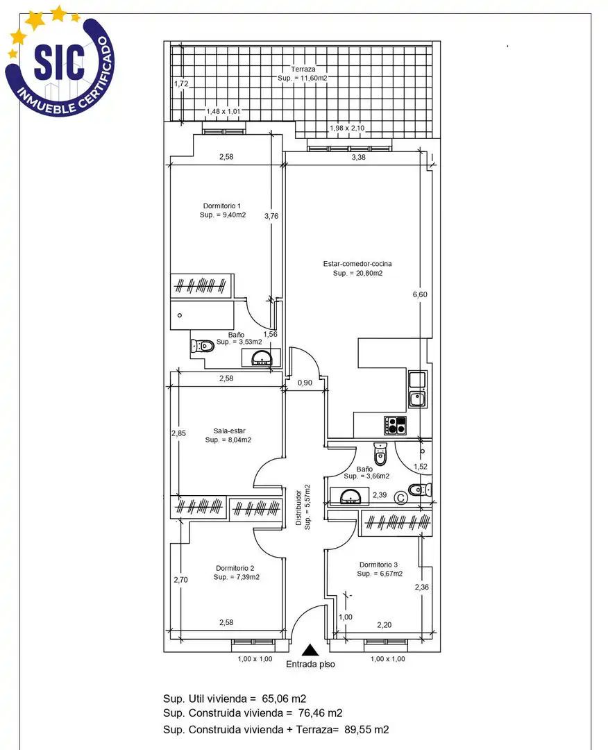 Apartament en venda en Oropesa del Mar / Orpesa amb Aire condicionat, Terrassa i Moblat