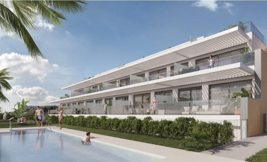Vista exterior de Pis en venda en Marbella amb Aire condicionat, Jardí privat i Terrassa