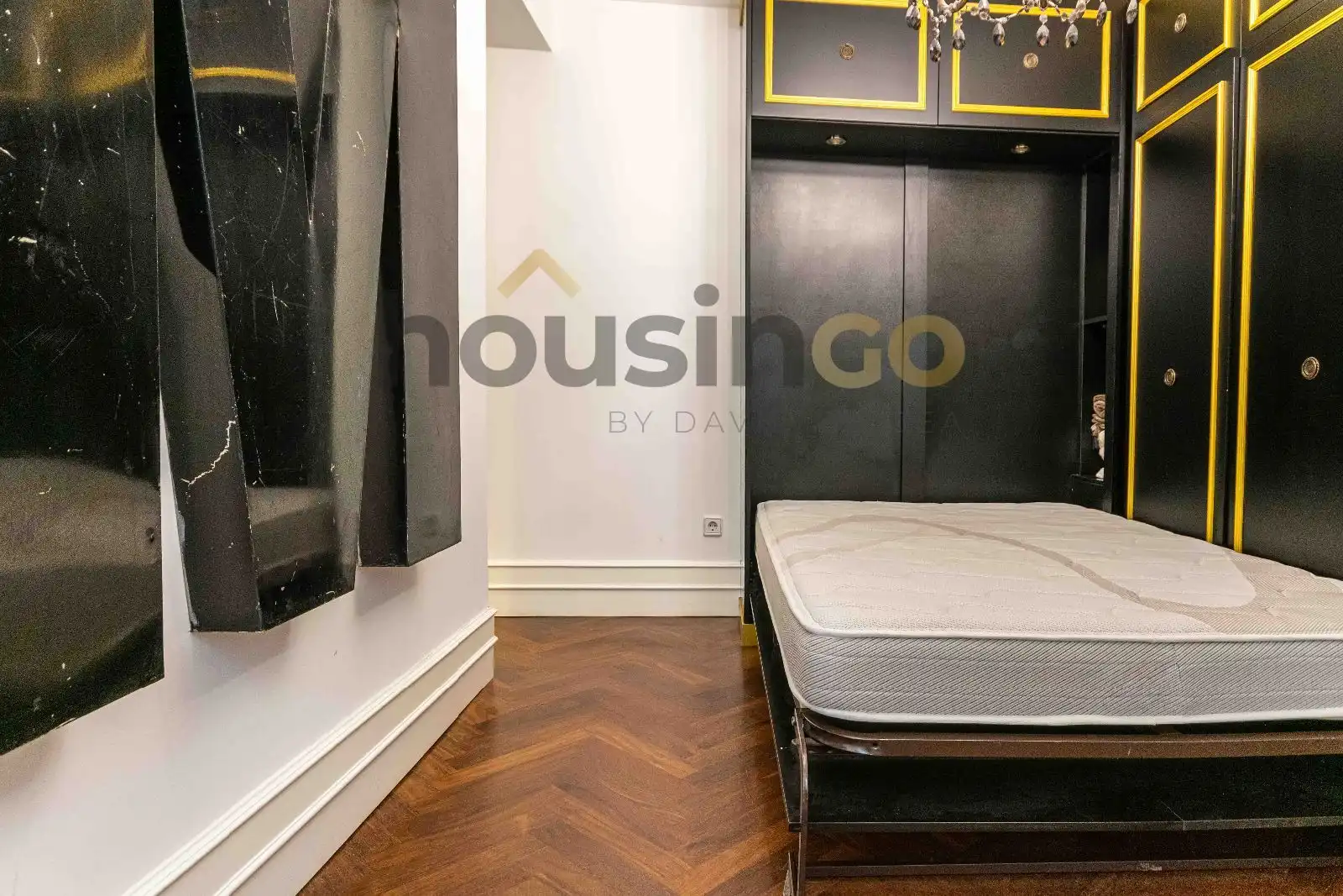 Bedroom of Flat for rent in Madrid  with Heating and Furnished