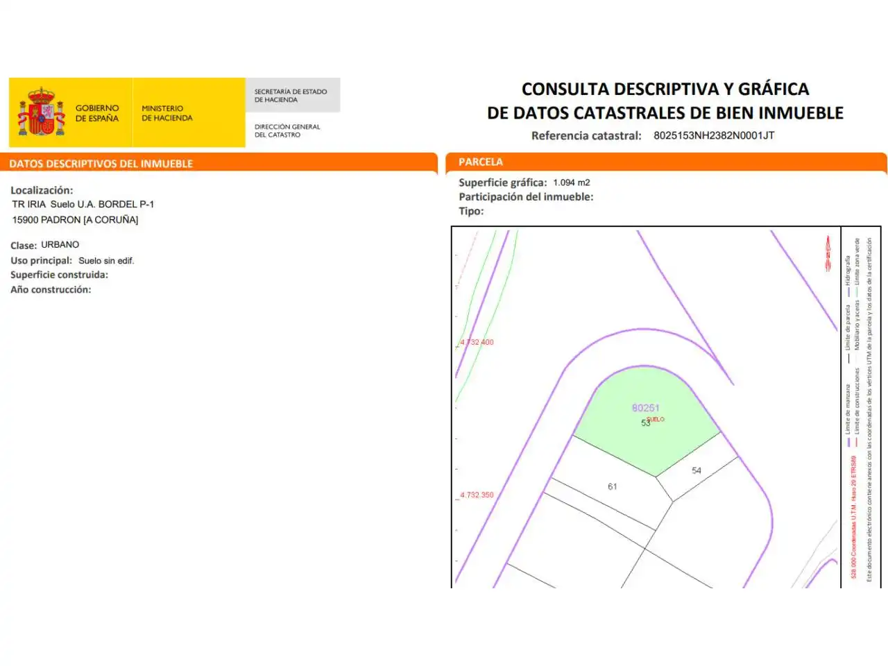 Terreny residencial en venda a Travesia Iria, imagen 4
