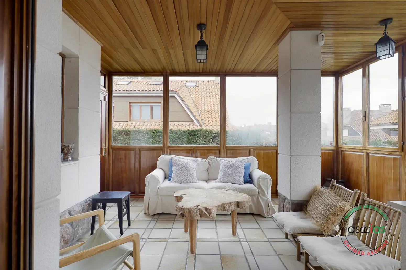 Terrassa de Casa adosada en venda en Gijón  amb Calefacció, Jardí privat i Terrassa