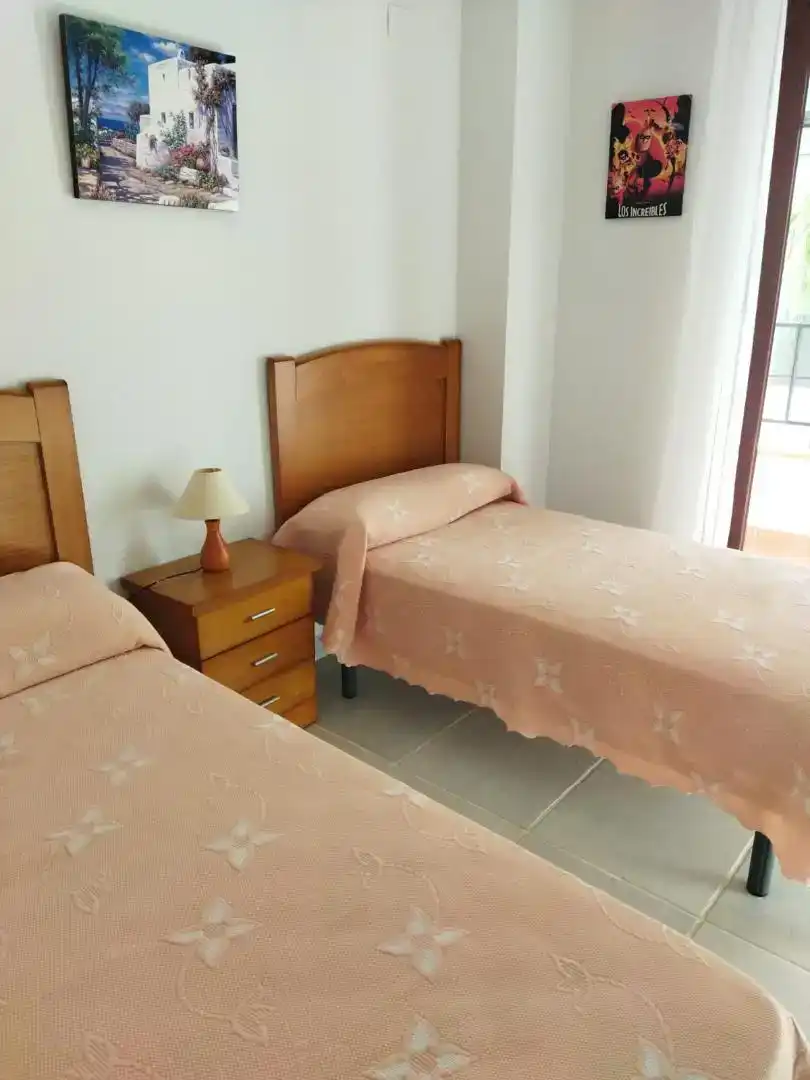 Bedroom of Flat for sale in Vera  with Air Conditioner, Swimming Pool and Balcony