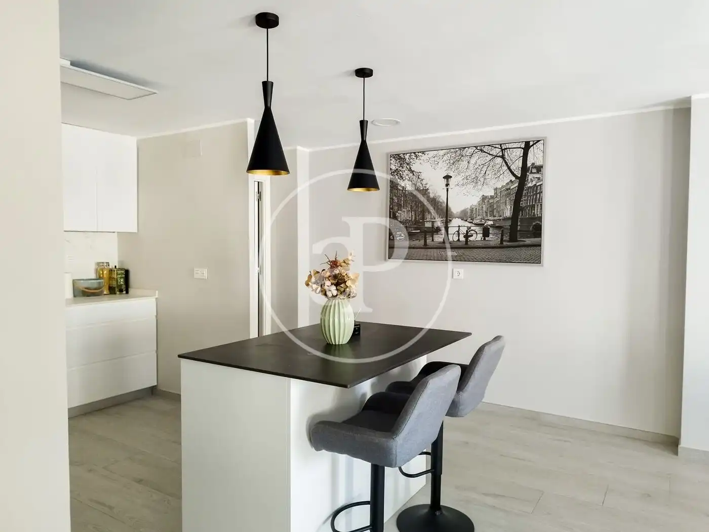 Kitchen of Flat for rent in Santa Pola  with Air Conditioner, Heating and Furnished