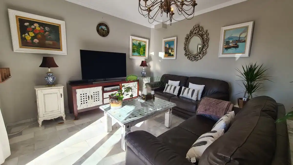 Sala de estar de Apartamento en venta en Cómpeta con Terraza