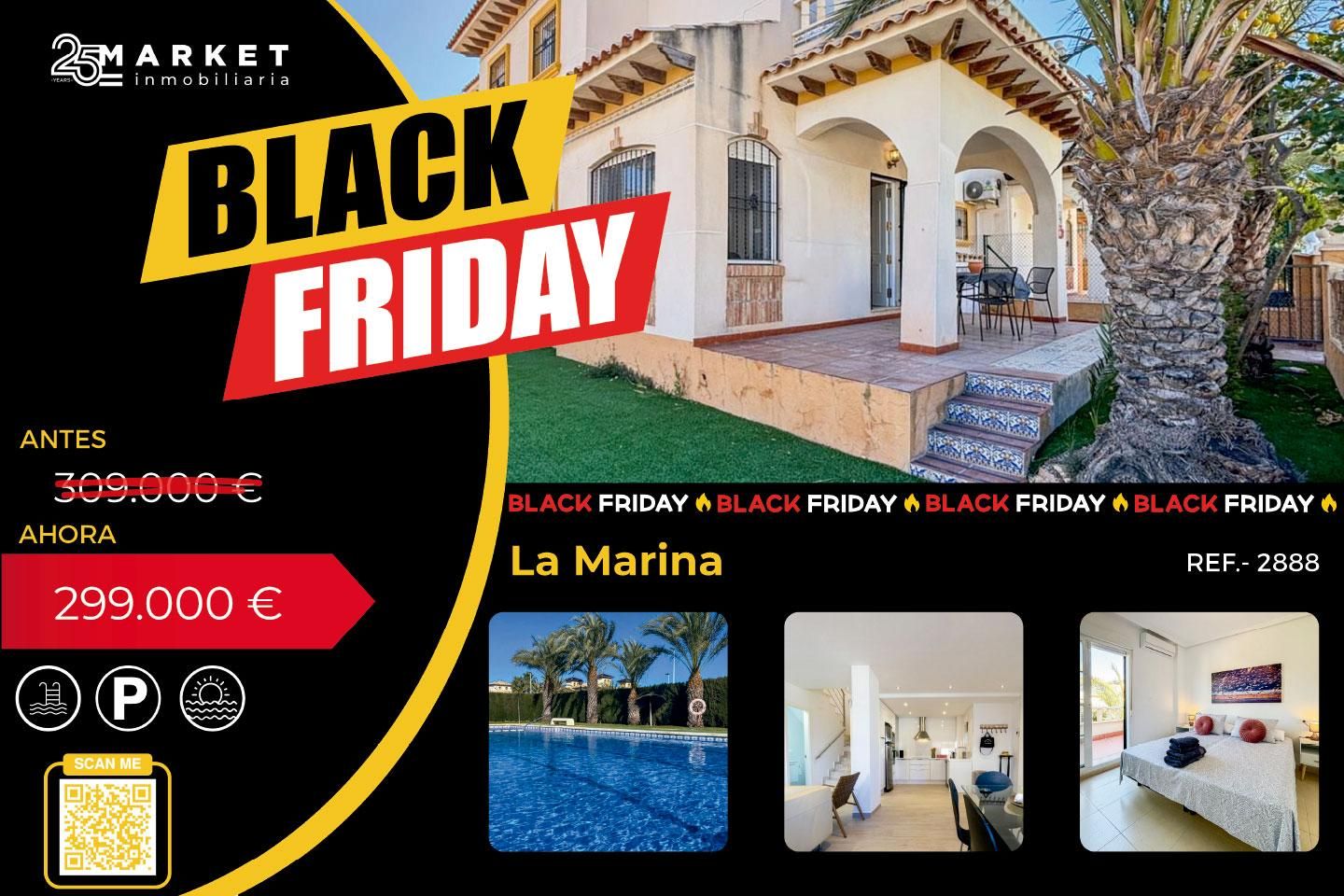 Exterior view of House or chalet for sale in Elche / Elx  with Air Conditioner, Private garden and Terrace