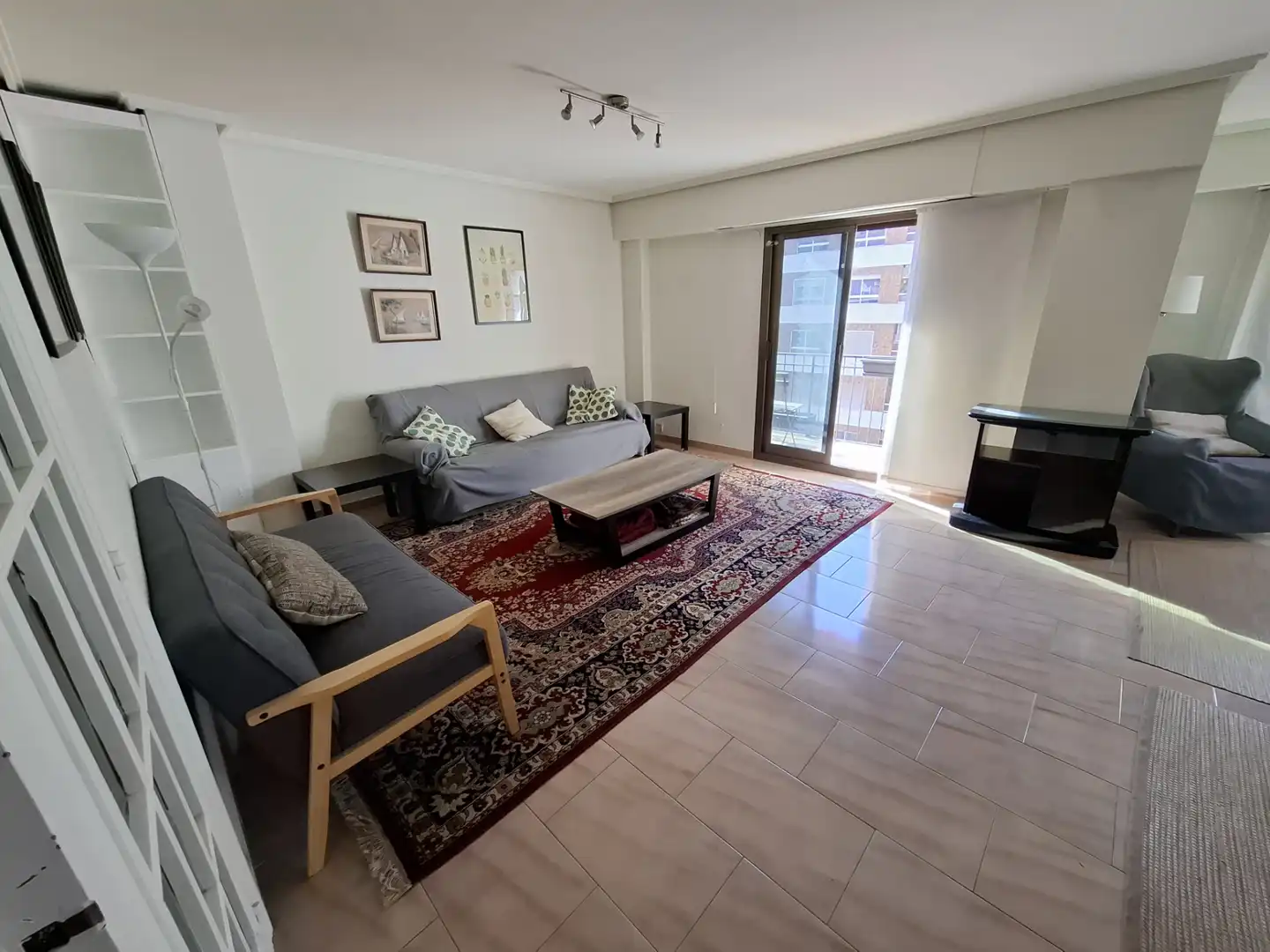 Wohnzimmer von Wohnung zum Verkauf in Valencia mit Möbliert und Balkon