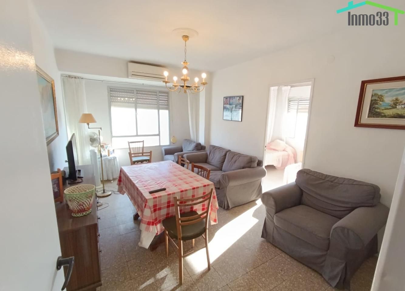 Sala d'estar de Pis en venda en Villajoyosa / La Vila Joiosa amb Moblat