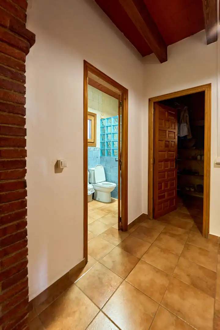 Baño de Finca rústica en venta en L'Ametlla del Vallès con Calefacción, Terraza y Trastero