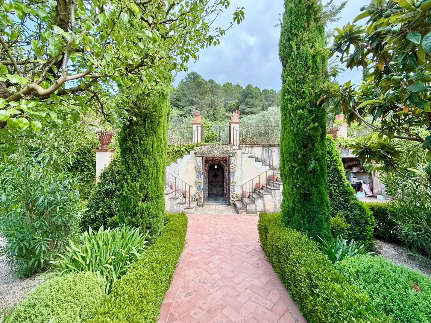 Jardí de Finca rústica en venda en Alcoleja amb Aire condicionat, Jardí privat i Terrassa