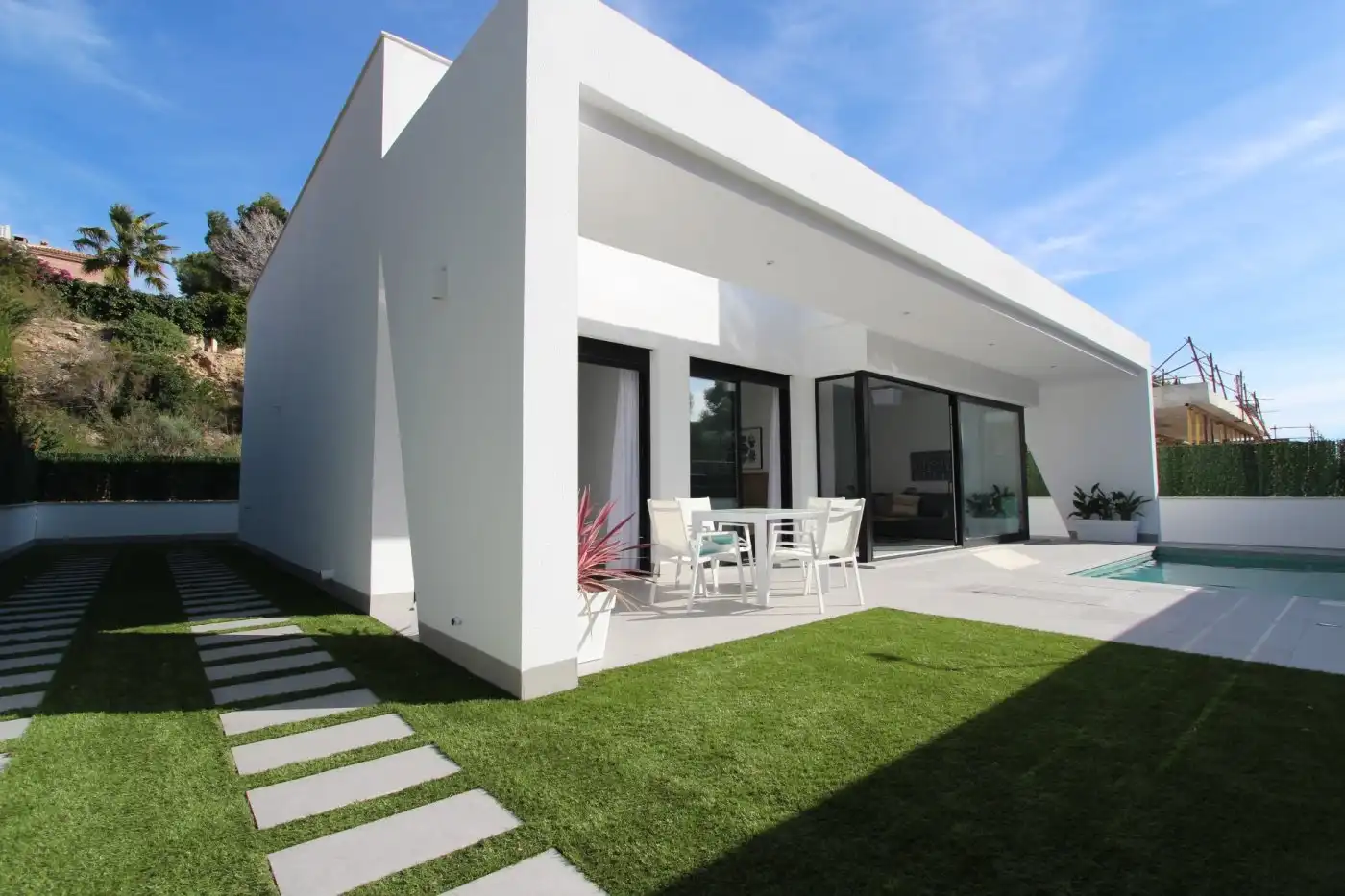 Vista exterior de Casa o chalet en venta en Pilar de la Horadada con Aire acondicionado, Calefacción y Jardín privado
