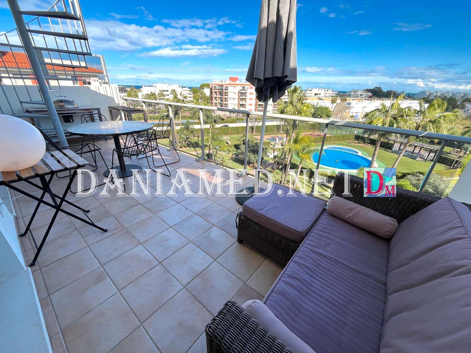 Terrace of Apartment to rent in El Verger  with Swimming Pool