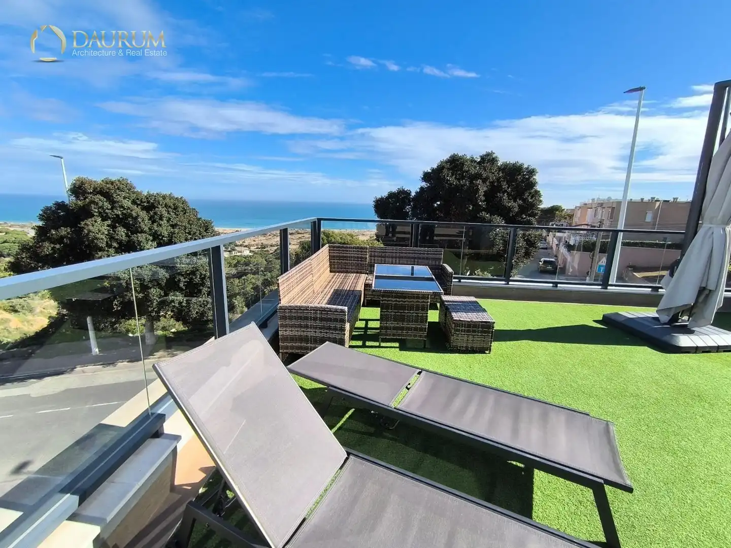 Terraza de Dúplex en venta en Santa Pola con Aire acondicionado, Calefacción y Terraza
