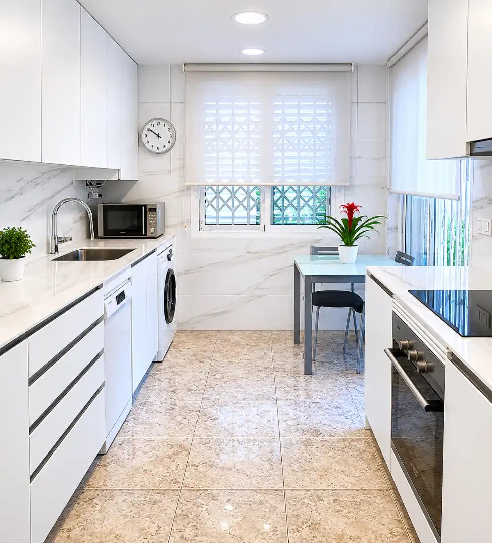 Cocina de Casa adosada en venta en Oropesa del Mar / Orpesa con Aire acondicionado, Terraza y Amueblado