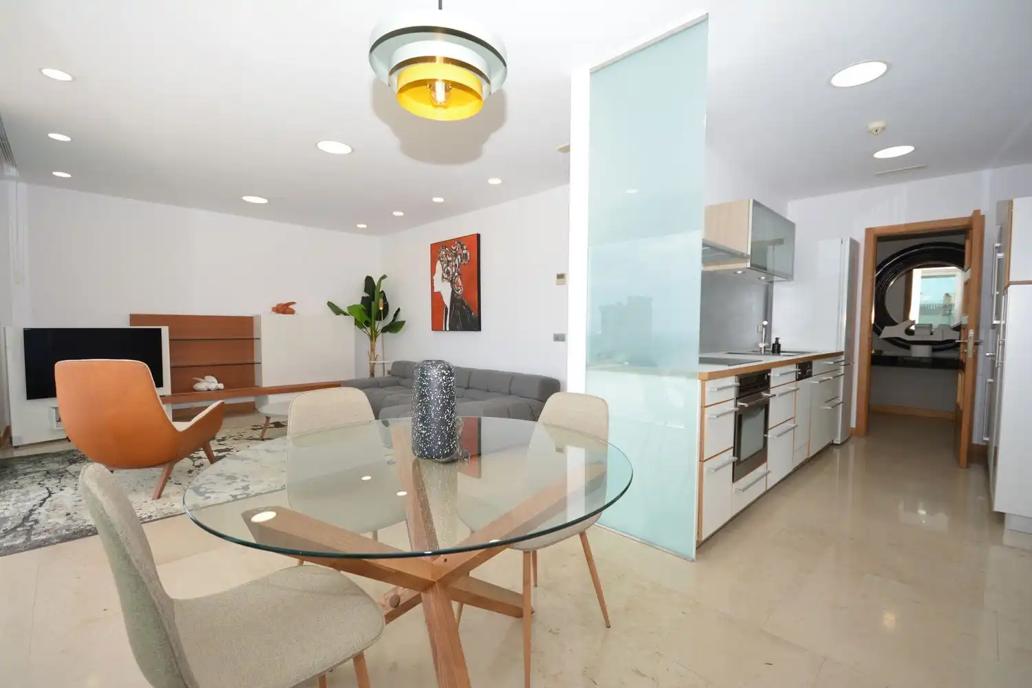 Sala de estar de Piso en venta en Santa Cruz de Tenerife con Aire acondicionado y Terraza