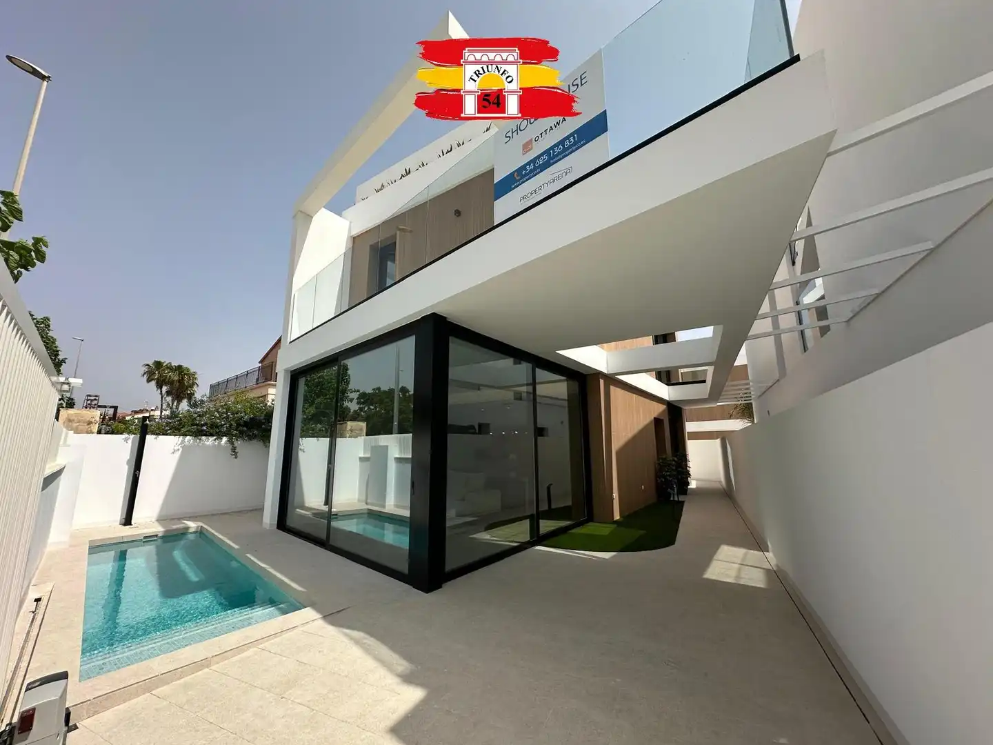 Exterior view of Houses for sale in Pilar de la Horadada  with Air Conditioner, Heating and Private garden