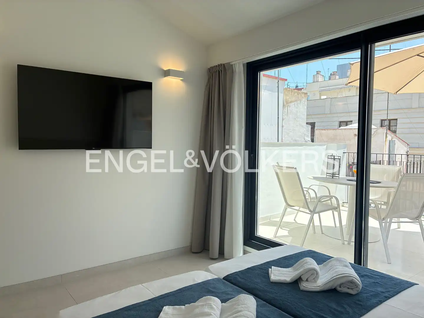 Balcony of Flat for rent in Valencia  with Air Conditioner, Heating and Terrace