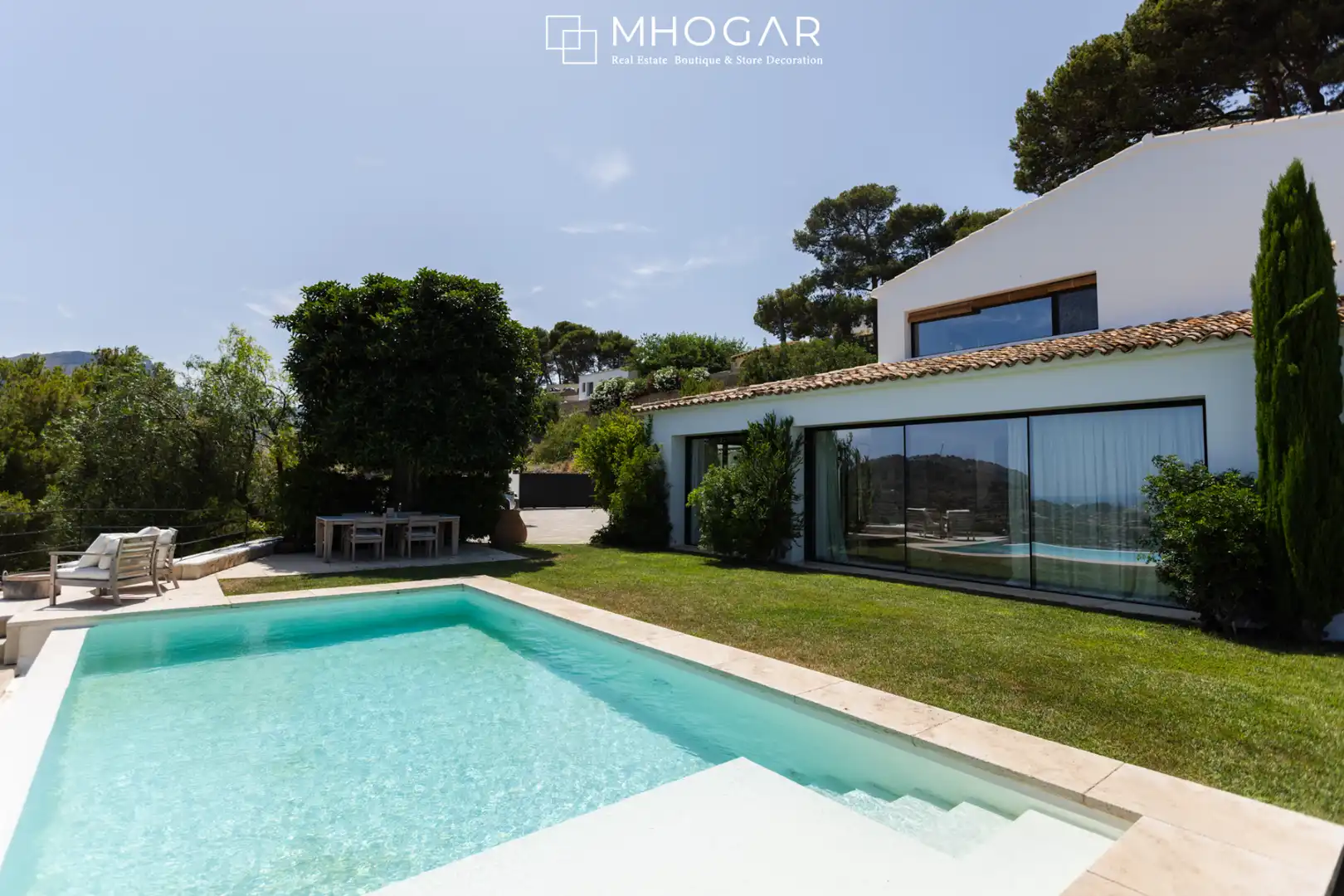 Piscina de Finca rústica de lloguer en Benissa amb Aire condicionat, Calefacció i Jardí privat
