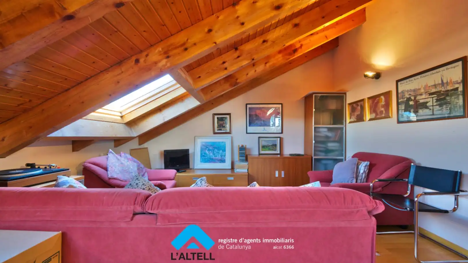 Sala de estar de Casa o chalet en venta en L'Ametlla del Vallès con Aire acondicionado, Calefacción y Jardín privado