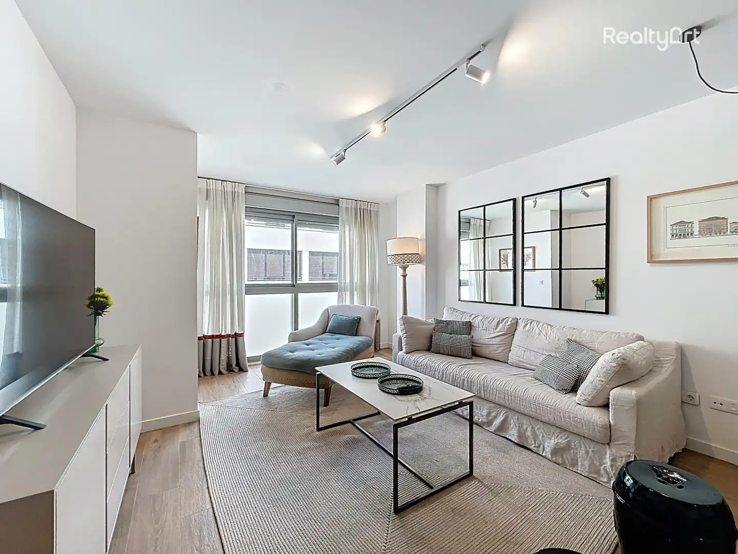 Sala de estar de Piso en venta en  Sevilla Capital con Aire acondicionado y Amueblado