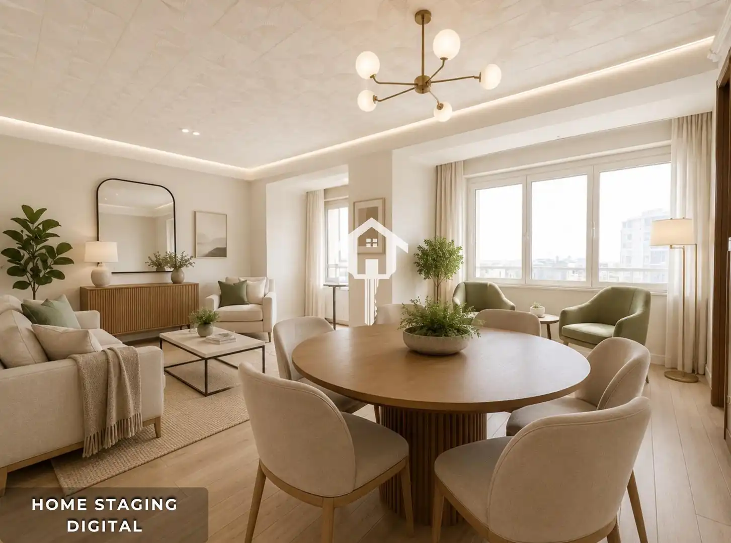 Sala de estar de Piso en venta en Alicante / Alacant con Amueblado