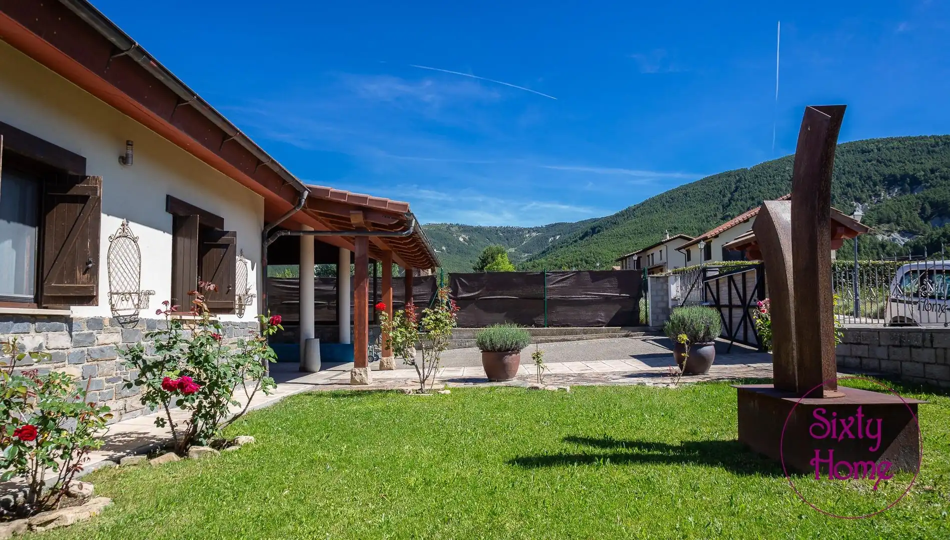 Jardín de Casa o chalet en venta en Jaca con Calefacción, Jardín privado y Parquet