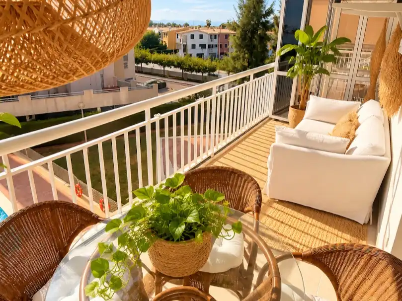 Terrace of Flat for sale in Benicasim / Benicàssim  with Air Conditioner, Terrace and Swimming Pool