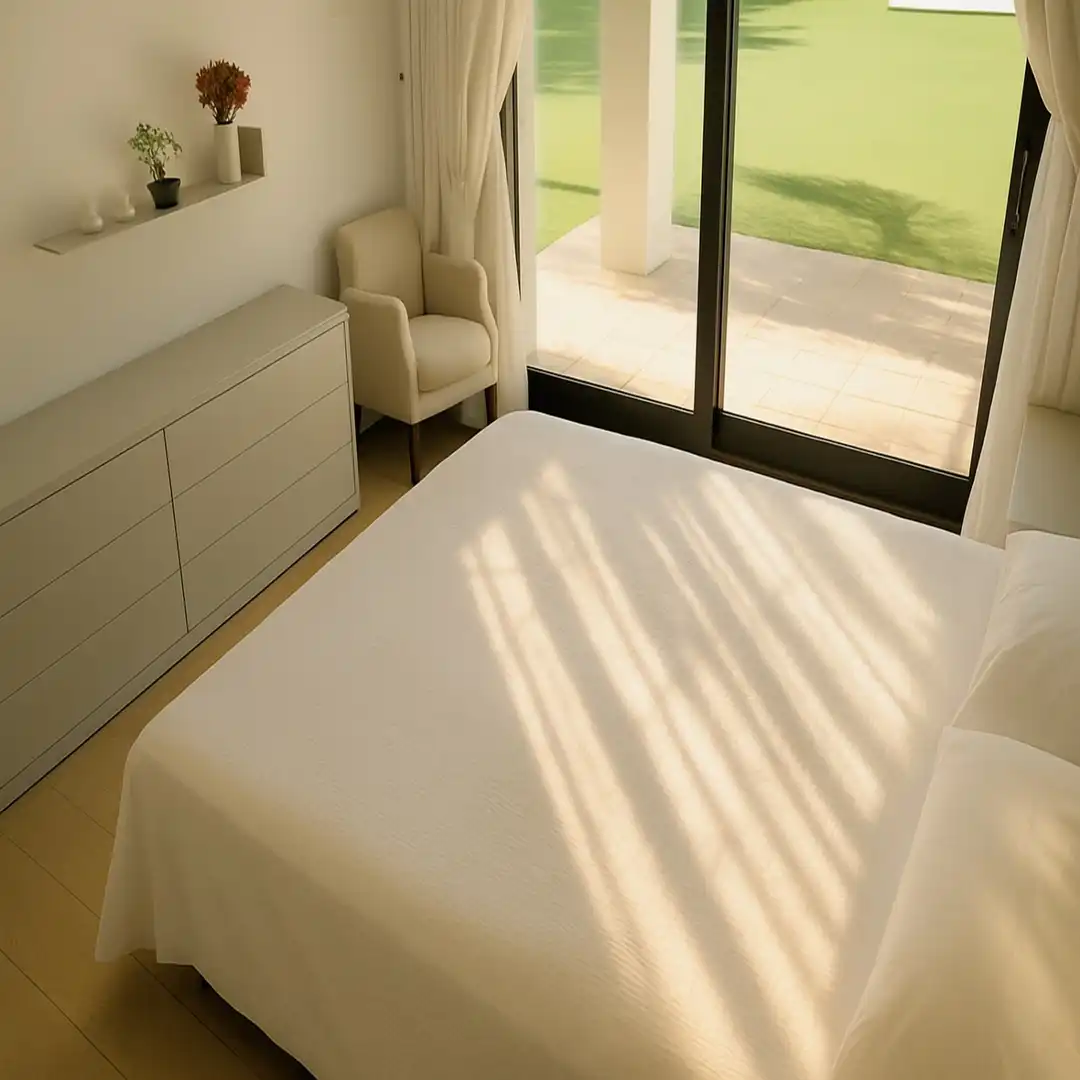 Dormitori de Casa o xalet en venda en Marbella amb Aire condicionat, Jardí privat i Parquet