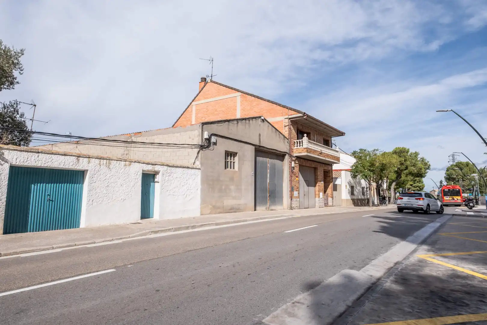 Vista exterior de Nave industrial en venta en Zaragoza