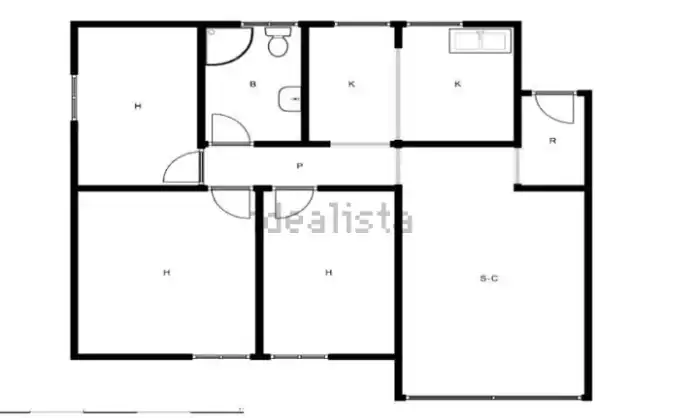 Flat for sale in Badalona